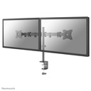 Neomounts NM-D135DSILVER Monitorarm, 10 bis 27 Zoll, bis 8 kg, 2 Bildschirme, VESA 75x75 bis 100x100
