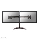 Neomounts NM-D335DBLACK Monitorarm, 10 bis 27 Zoll, bis 8 kg, 2 Bildschirme, VESA 75x75 bis 100x100