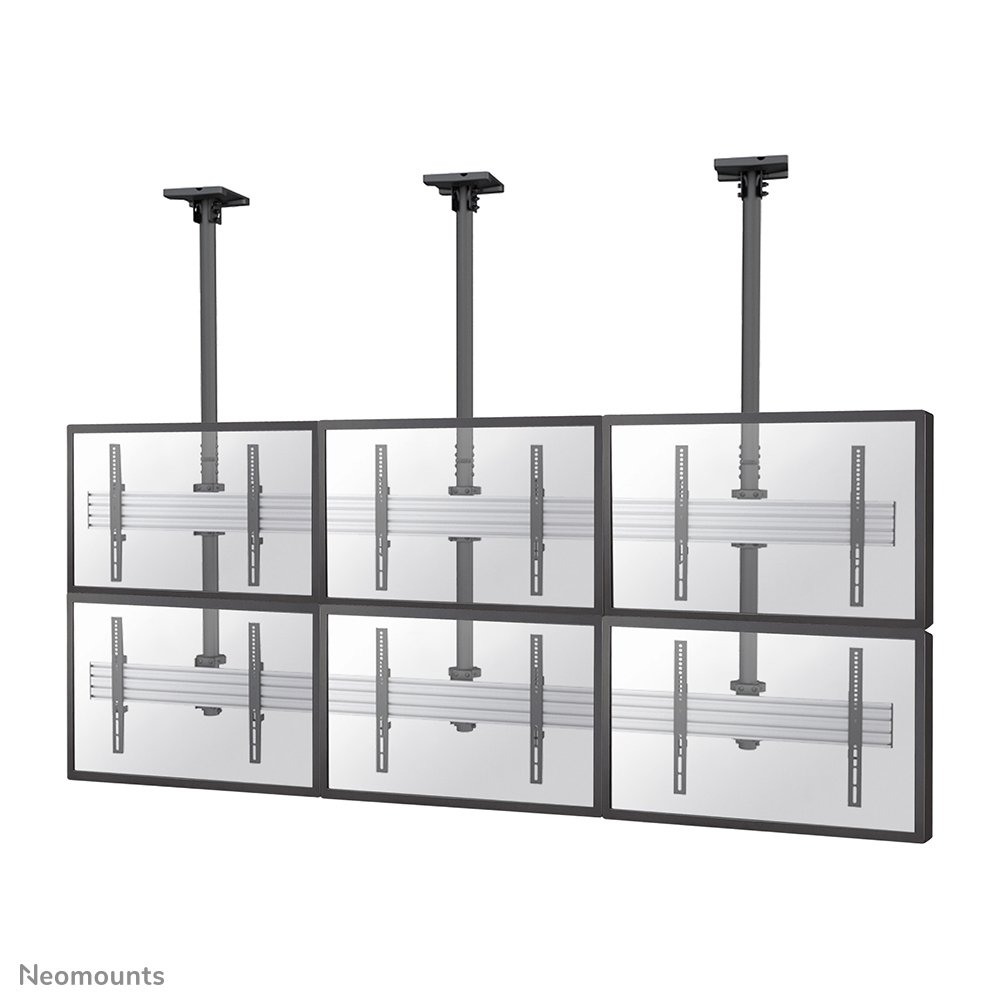 Neomounts NMPRO-C32 Pro AV mount, 32 to 55 inch, up to 30 kg, 6 screens, VESA 100x100 to 600x400