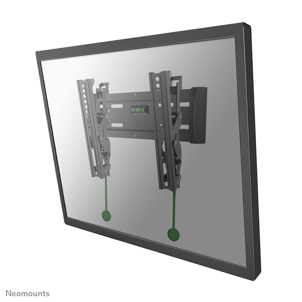 [NMW125BLACK] Support mural pour écran Neomounts NM-W125BLACK, 10 à 40 pouces, jusqu'à 20 kg, VESA 75x75 à 200x200, inclinaison