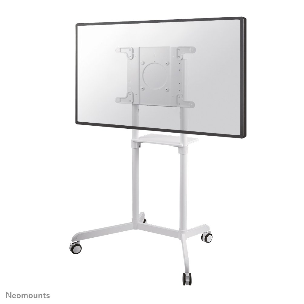 [NSM1250WHITE] Chariot mobile pour écran Neomounts NS-M1250WHITE, 37 à 70 pouces, jusqu'à 70 kg, VESA 200x200 à 600x400, inclinaison