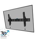 Support mural pour écran Neomounts WL35S-850BL18, 43 à 86 pouces, jusqu'à 60 kg, VESA 100x100 à 800x400, inclinaison
