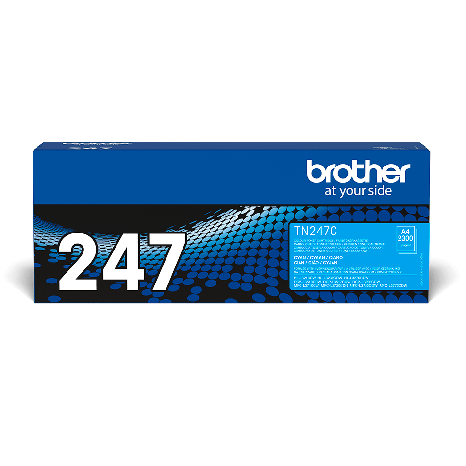 Brother TN-247C / TN247C cyan toner XL, 2,300 pages