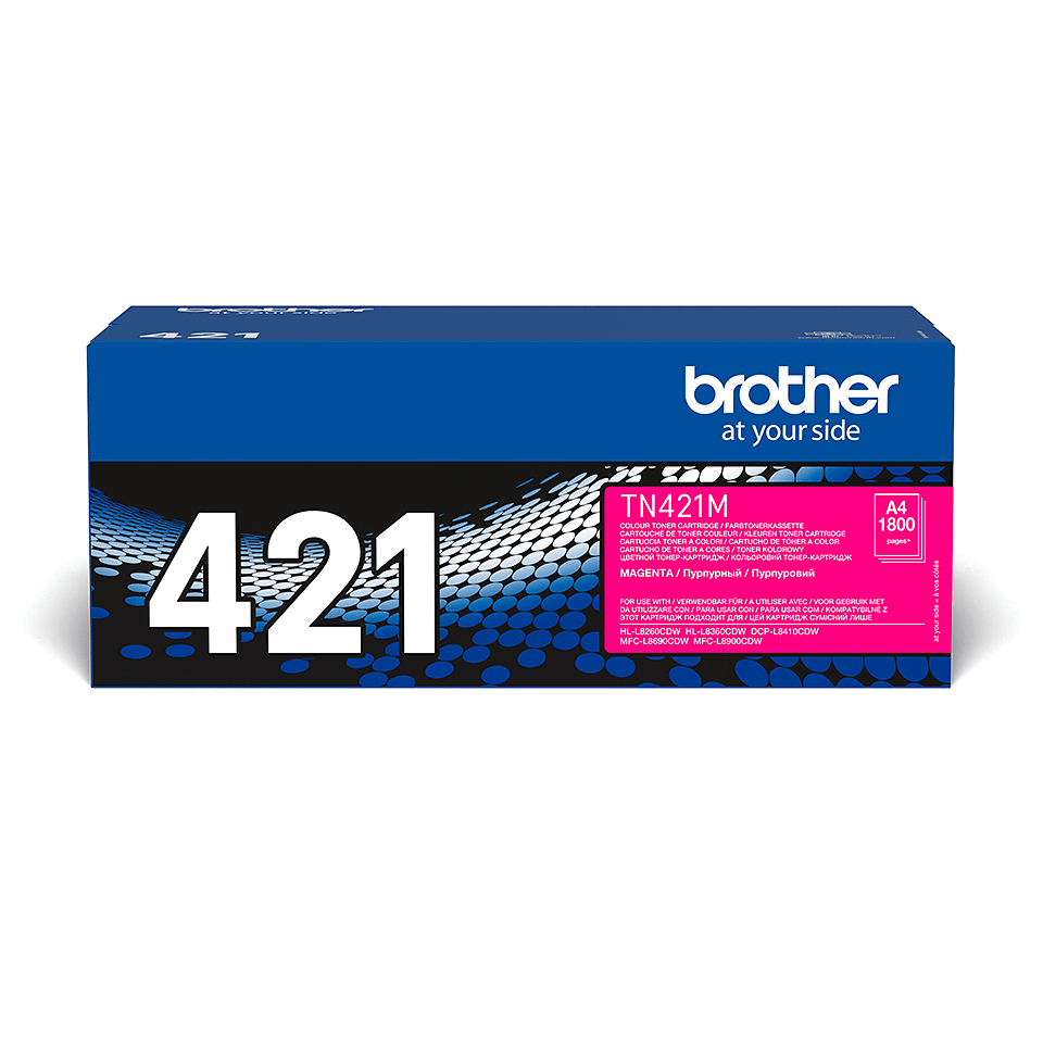 [TN421M] Brother TN-421M / TN421M magenta toner, 1,800 pages