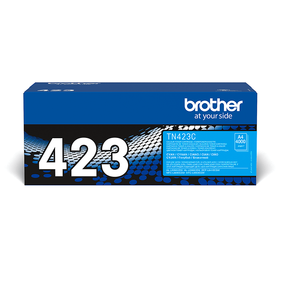 [TN423C] Brother TN-423C / TN423C cyan toner XL, 4,000 pages