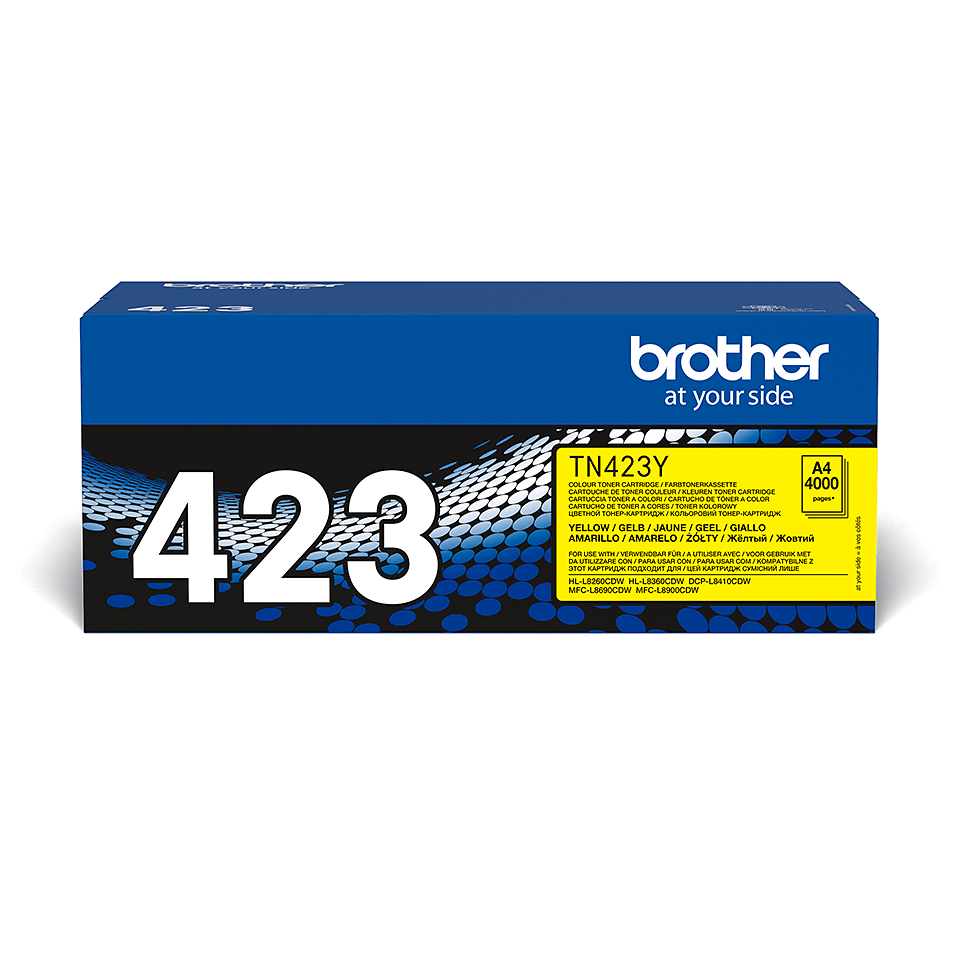 [TN423Y] Brother Toner TN-423Y / TN423Y Gelb XL, 4.000 Seiten