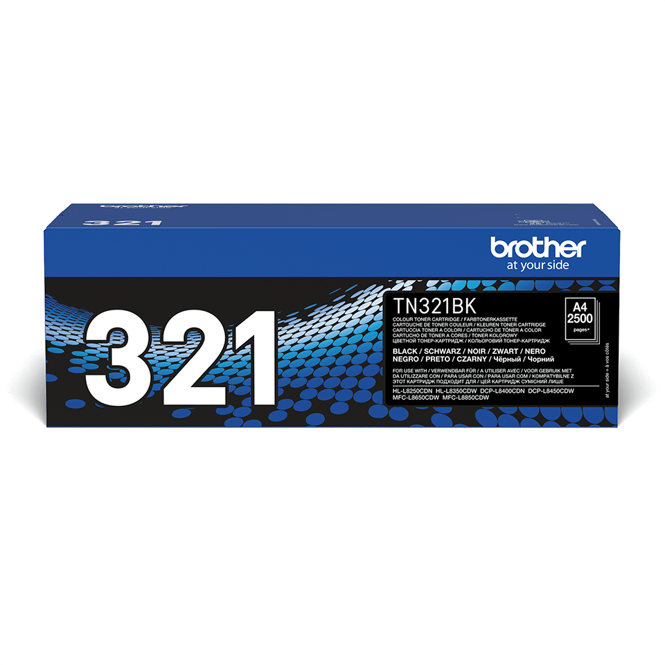 Brother TN-321BK / TN321BK black toner, 2,500 pages