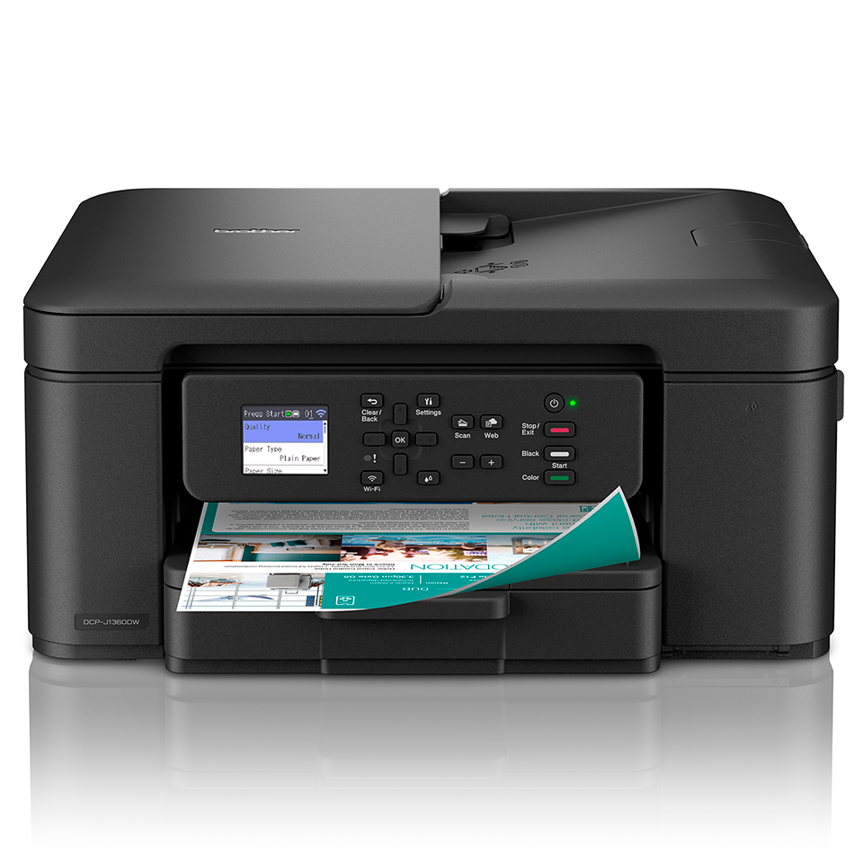 [DCPJ1360DWRE1] Multifonction jet d'encre couleur Brother DCP-J1360DW, A4, recto verso, Wi-Fi